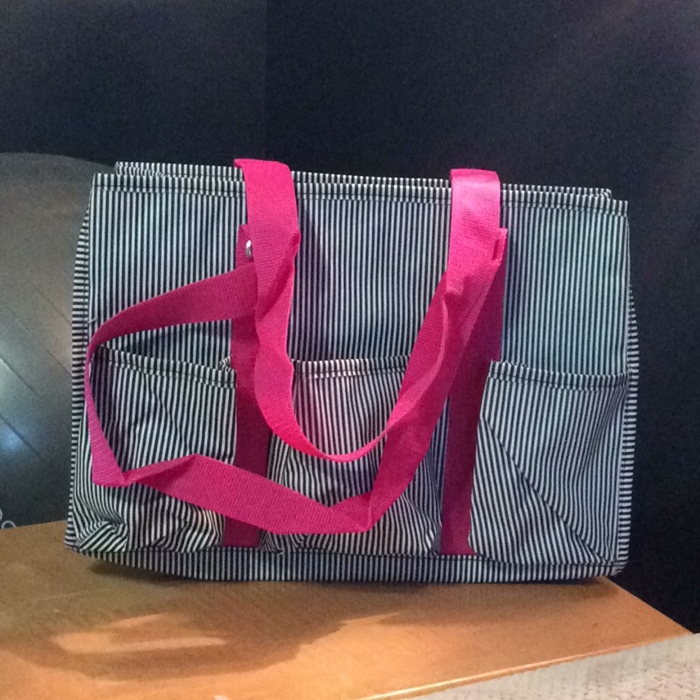 Striped tote